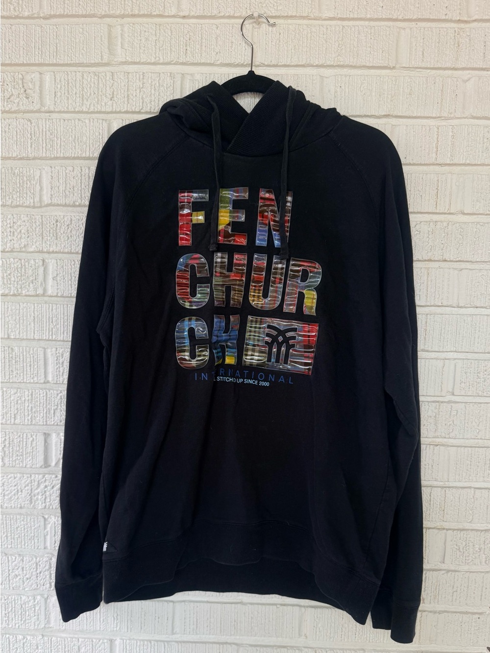 Fenchurch vintage Pullover Hoodie with Multicolor Logo